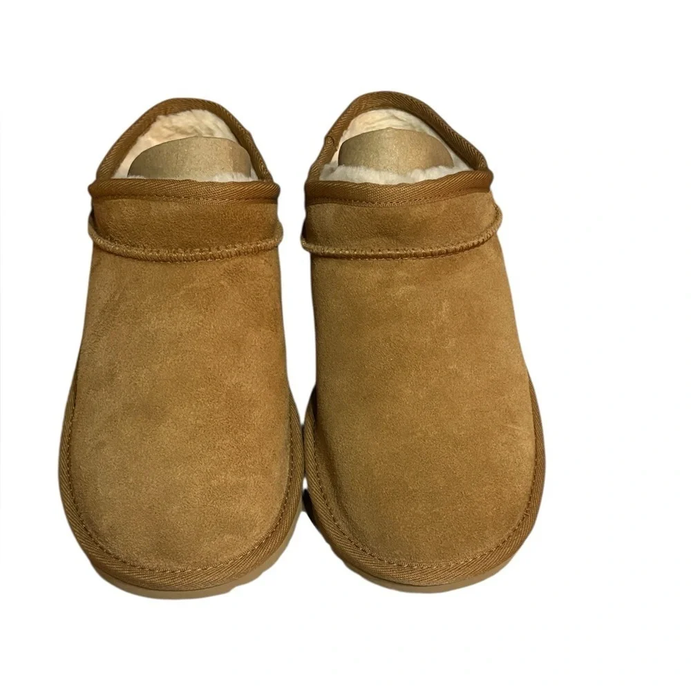 UGG Chestnut Suede Slip-On Shoes